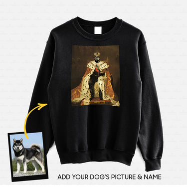 Personalized Dog Gift Idea - Royal Dog's Portrait 53 For Dog Lovers - Standard Crew Neck Sweatshirt